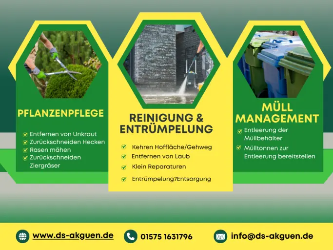 Hausmeisterservice und Pflegearbeiten